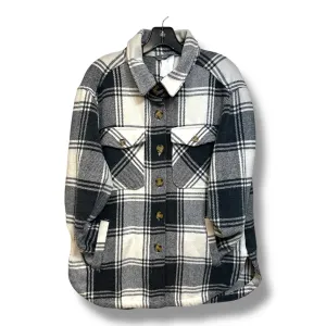 Jacket Shirt By Clothes Mentor In Plaid Pattern, Size: M