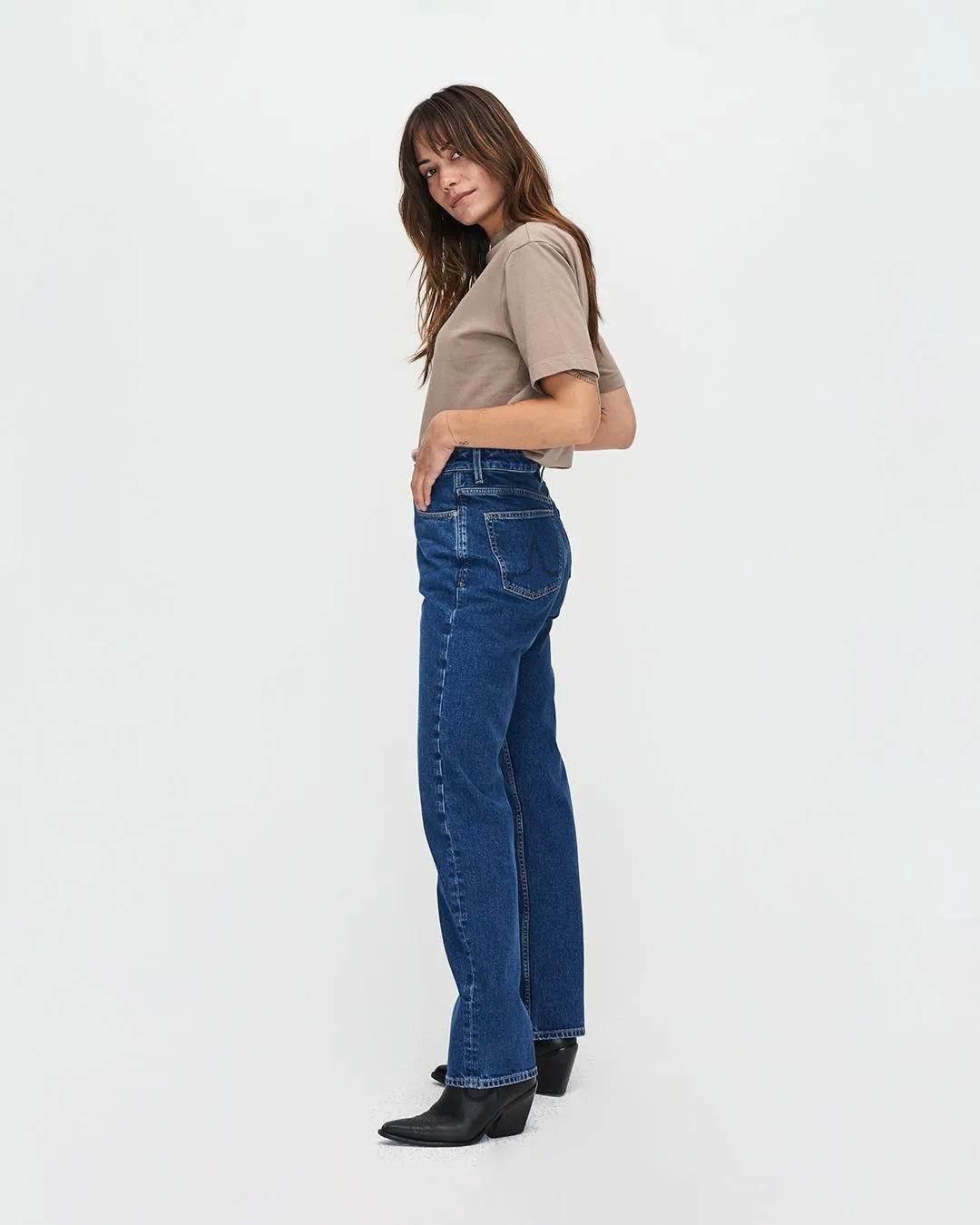 jeans - rosa straight - dark blue