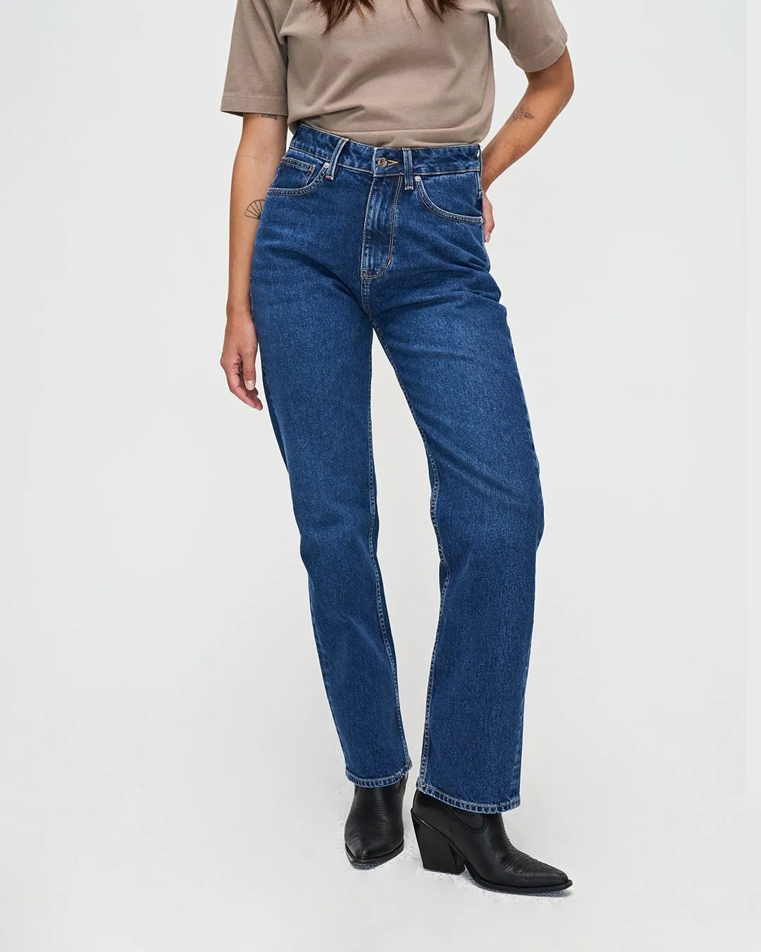 jeans - rosa straight - dark blue