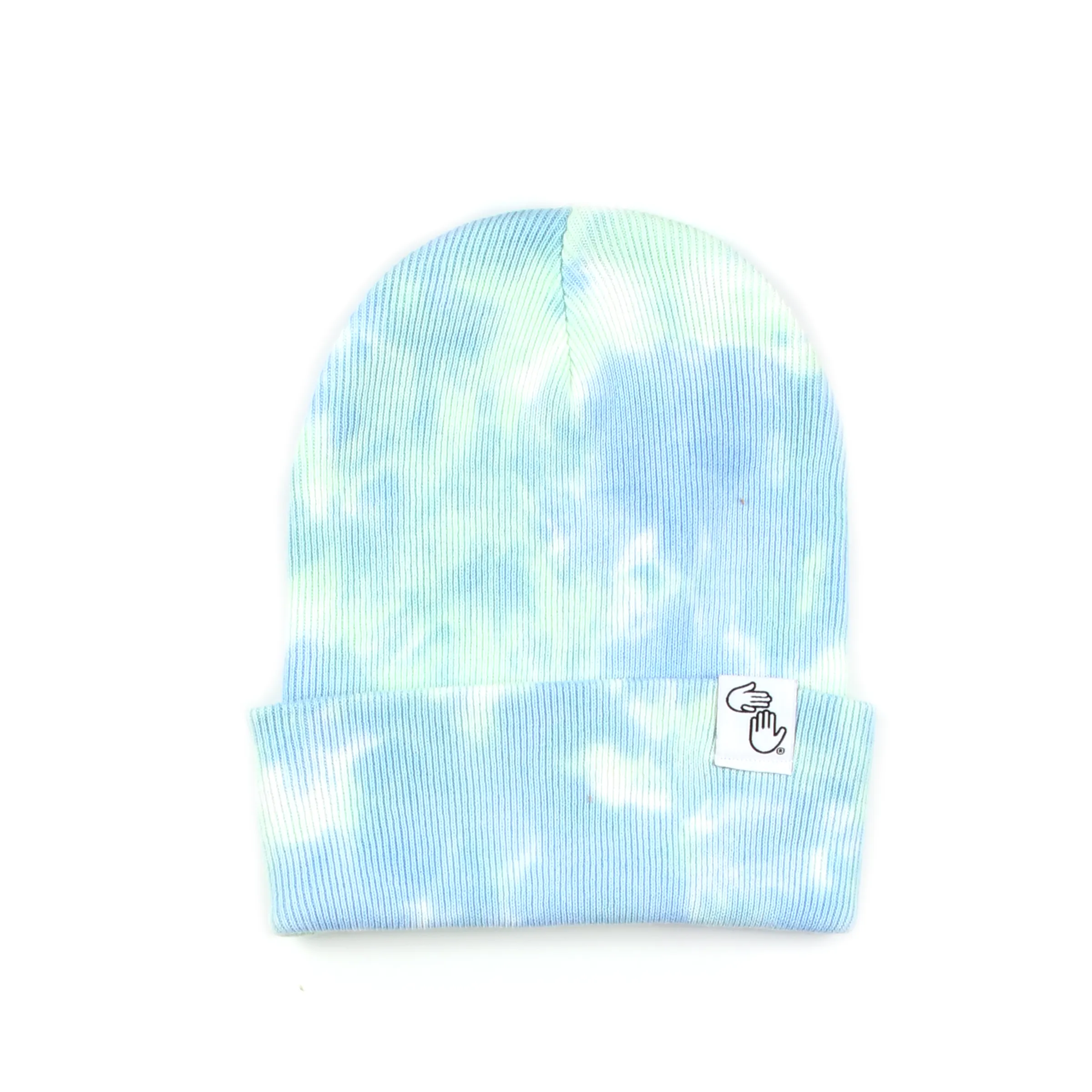 Knit Beanie (Watercolor TieDye)