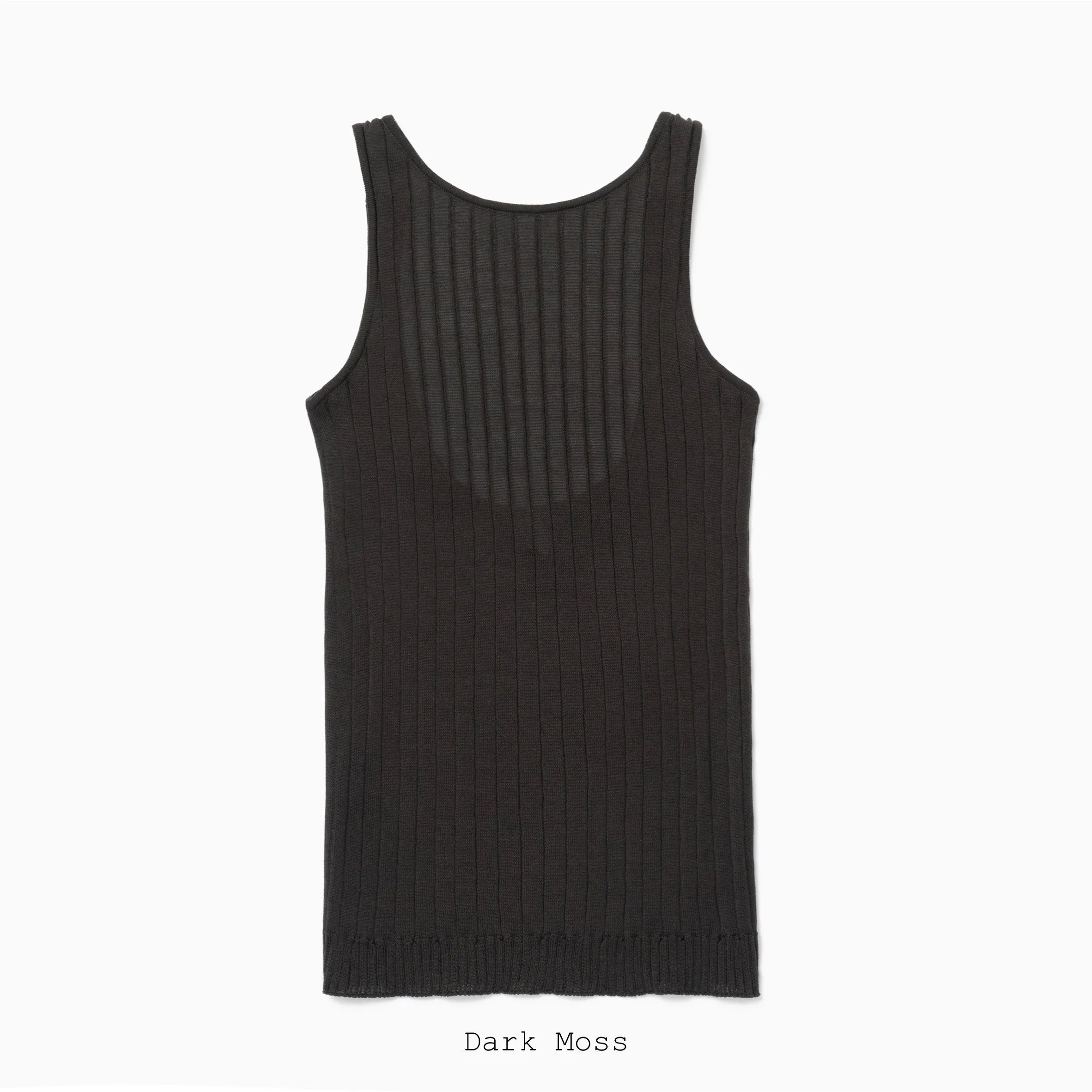 Knit Rib Tank  [ Classic ] Supima Cotton