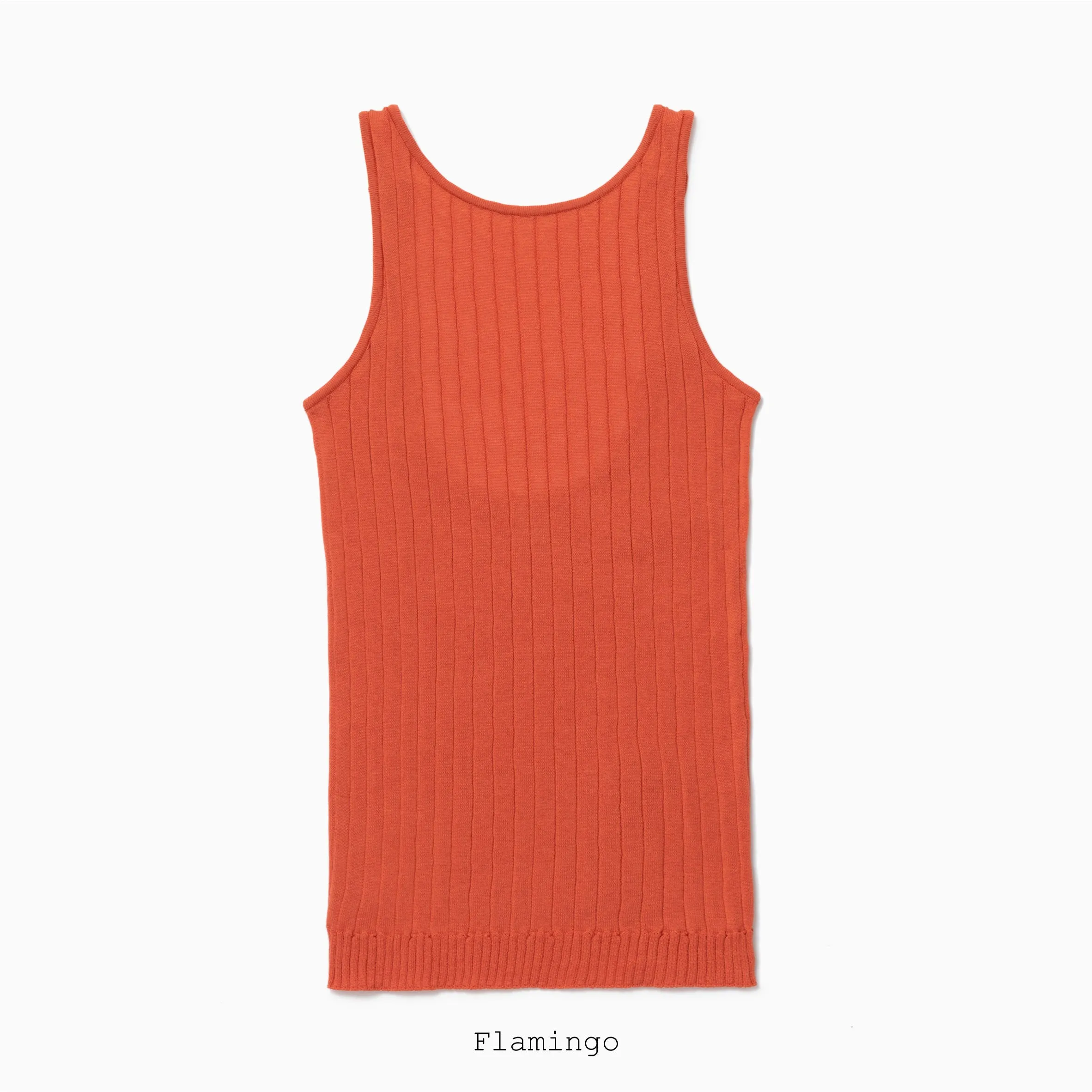 Knit Rib Tank  [ Classic ] Supima Cotton