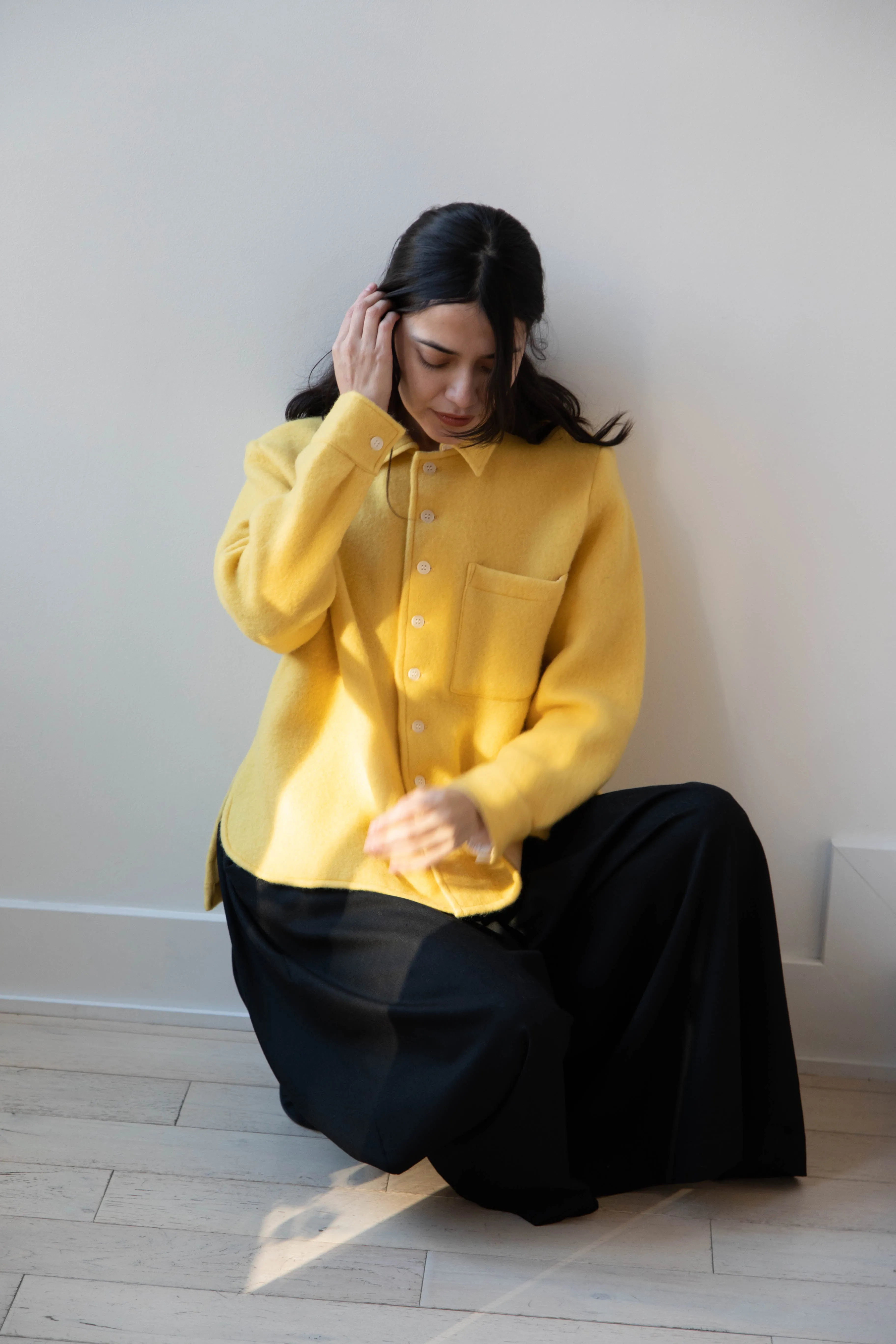 Laboratory | Wool Shirt in Mimosa