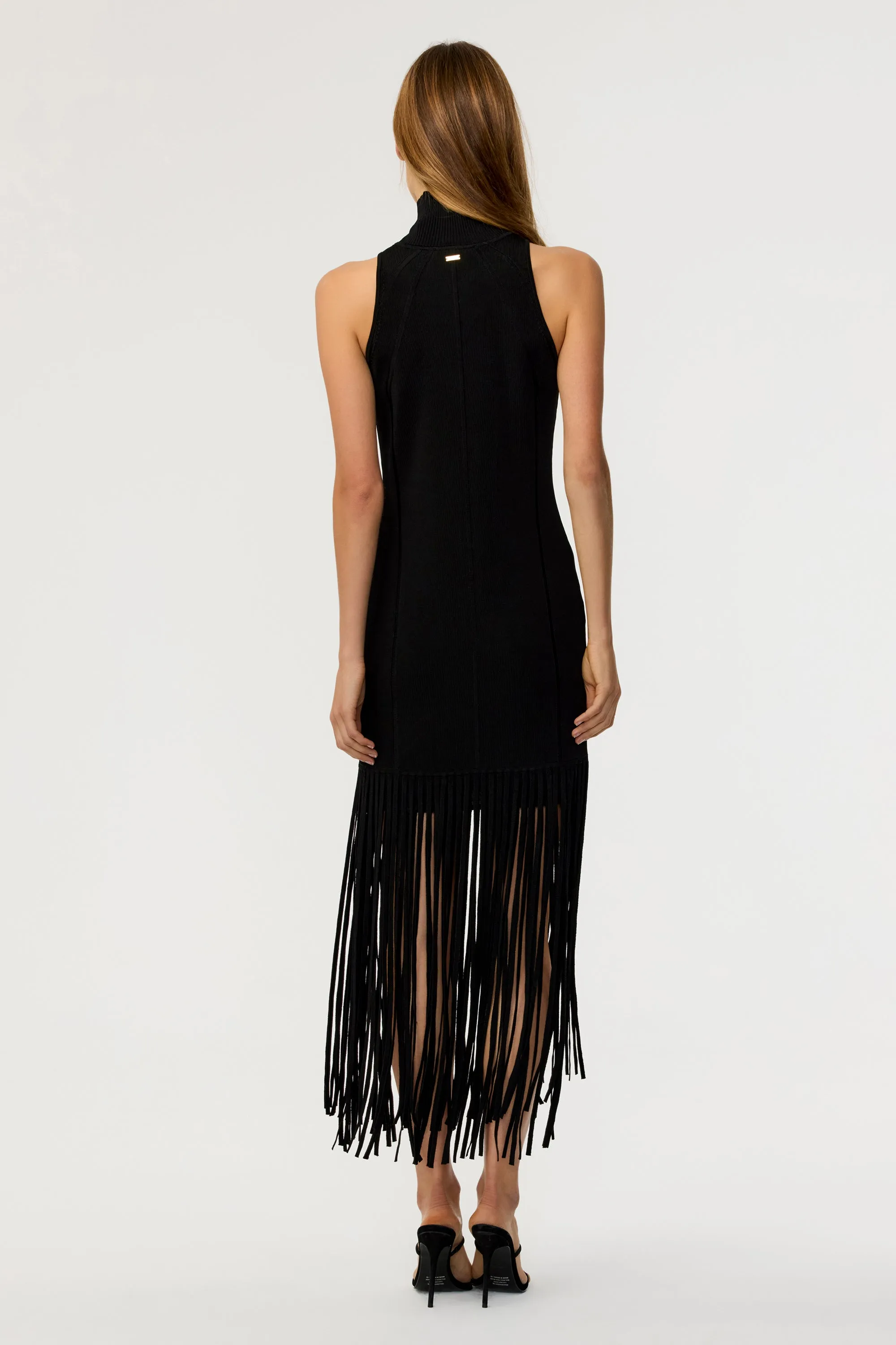 Leslie Bodycon Fringe Dress