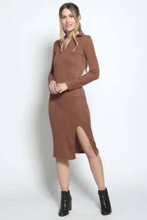 Long Sleeve Bodycon Knit Dress