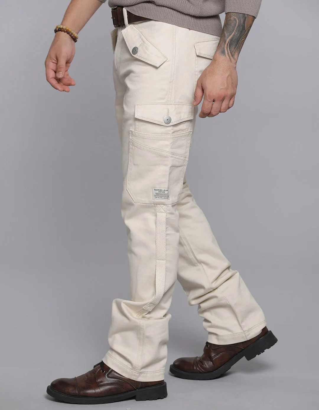 Lt Khaki Shacket & Cargo Co-ord Set