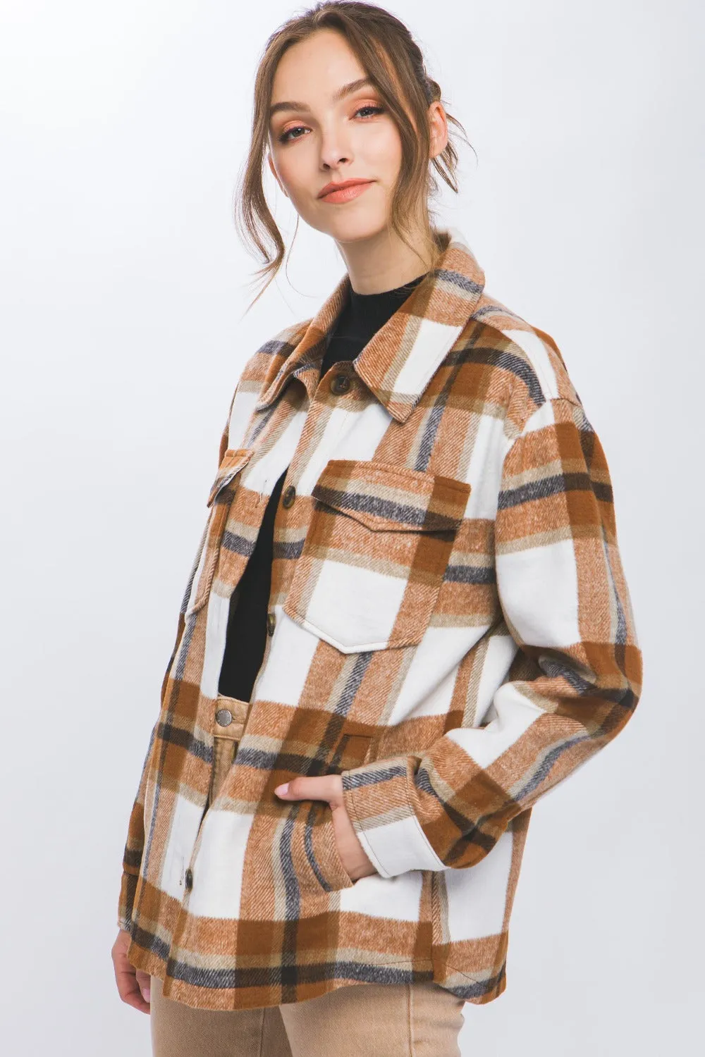 Main Street Plaid Shacket