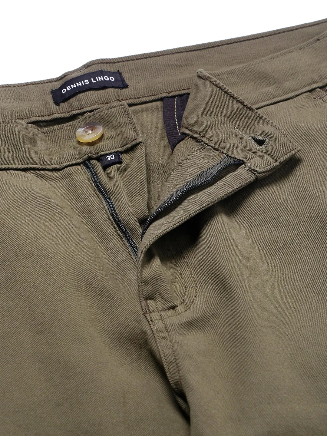 Men's Light Olive Solid Cargo Jogger