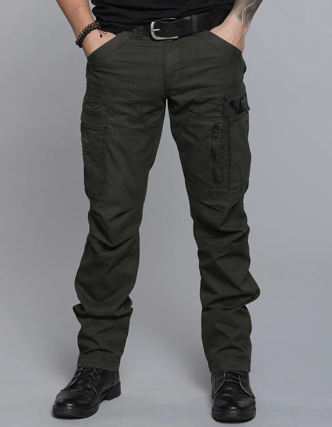 Military Green Shacket & Cargo Co-ord Set