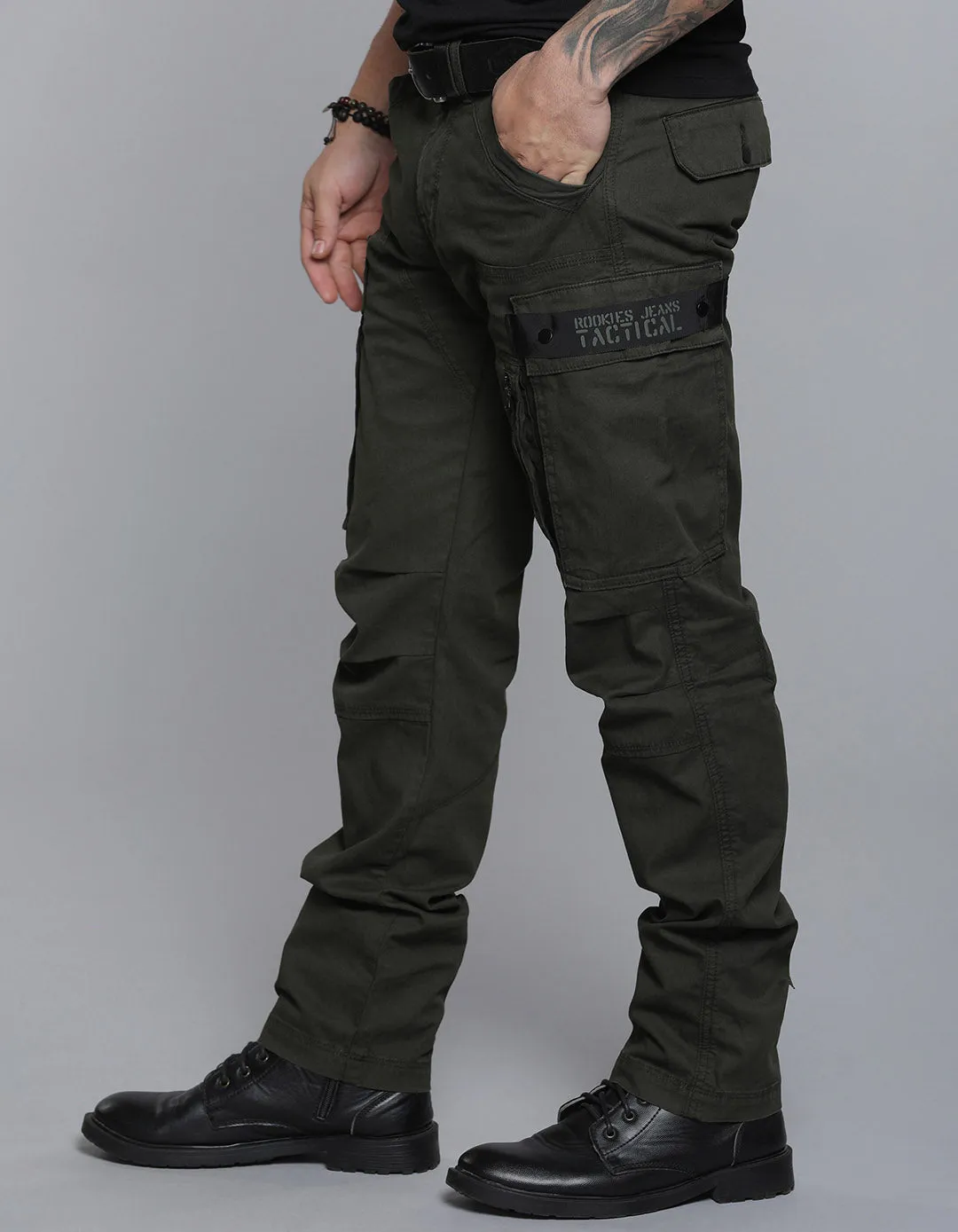 Military Green Shacket & Cargo Co-ord Set