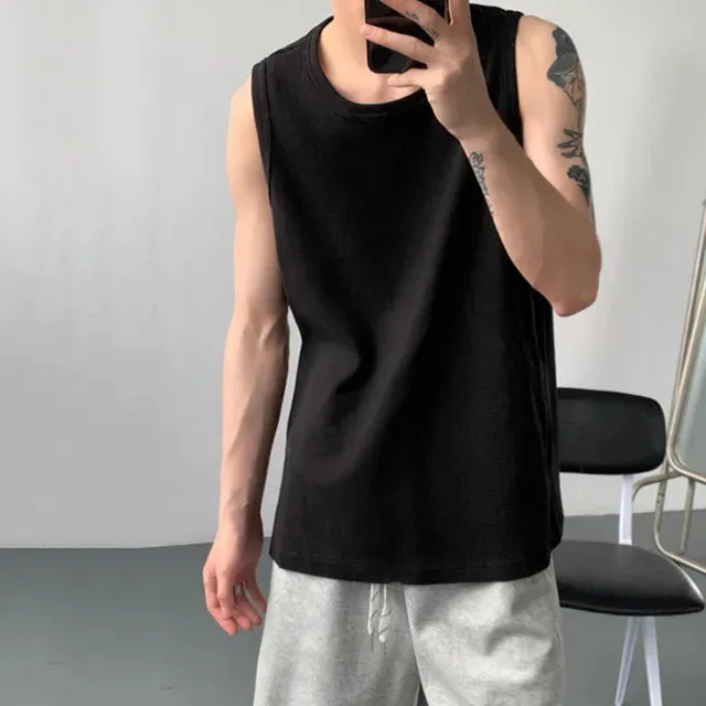 Minimalist Casual Loose Men's Tank Top