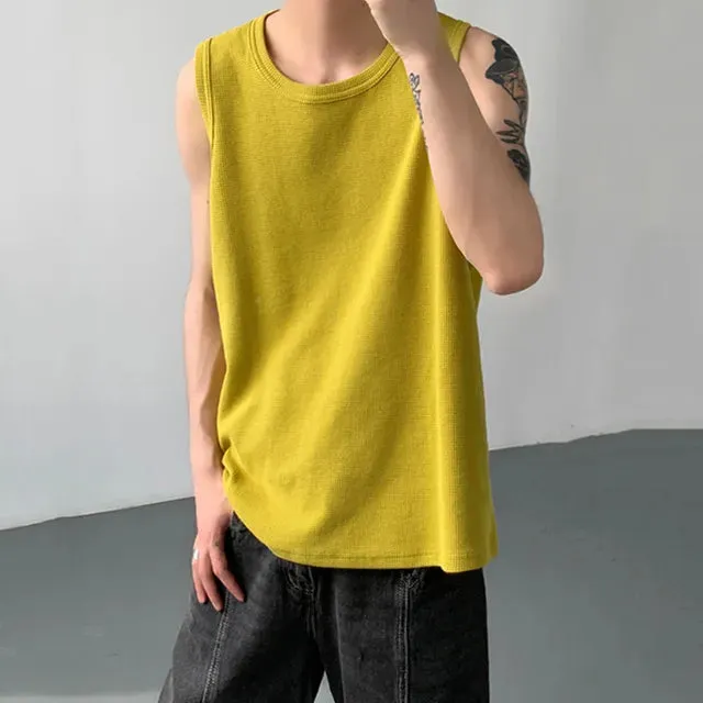 Minimalist Casual Loose Men's Tank Top