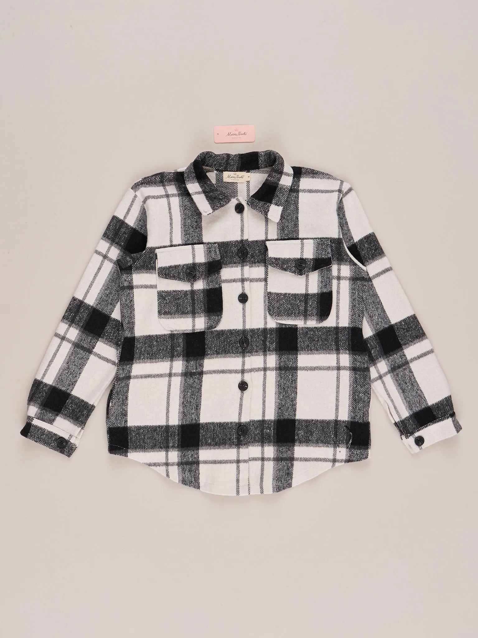 Mom & Me Charcoal Plaid Flannel - Restocked!