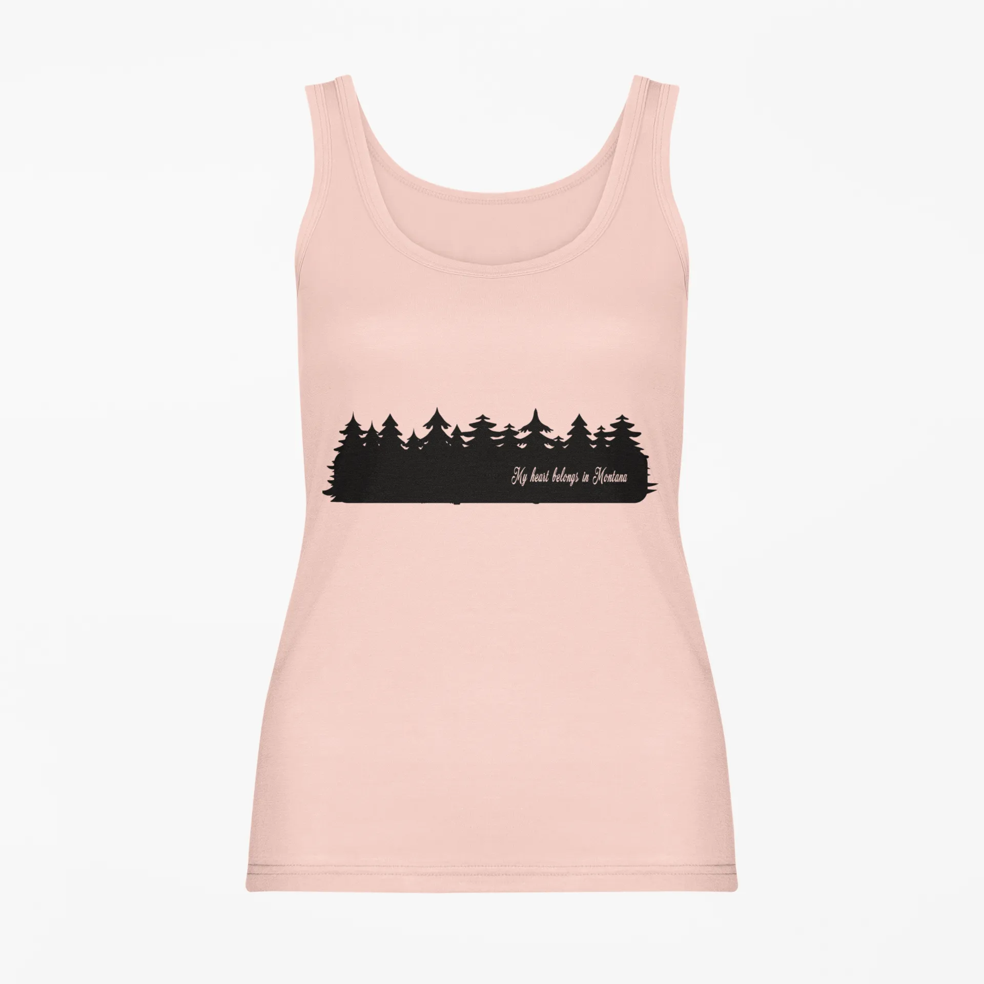 My Heart Belongs in Montana Women's Tank Top