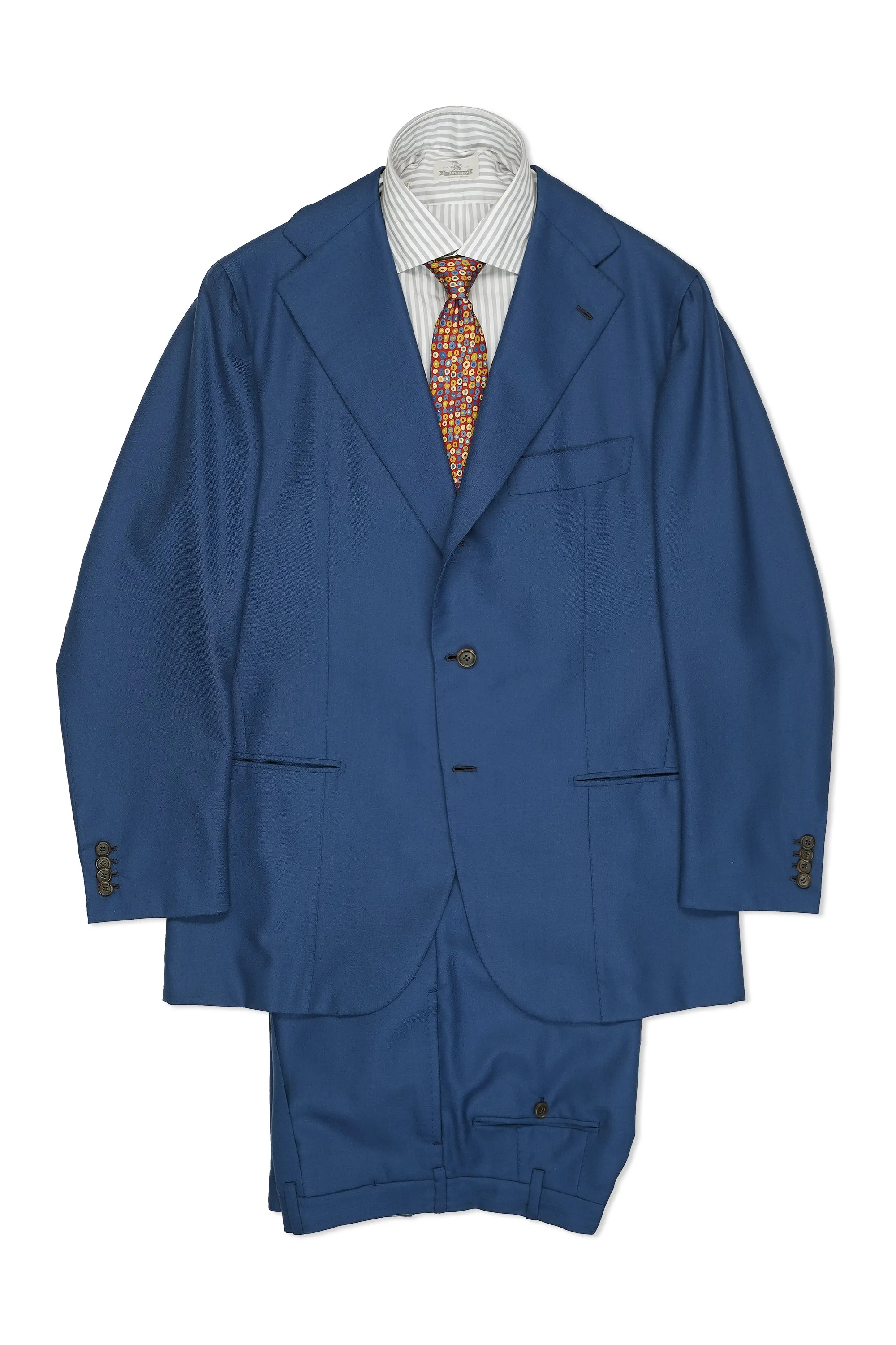 Orazio Luciano Blue Wool Suit