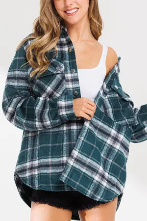 Oversized Flannel Jacket