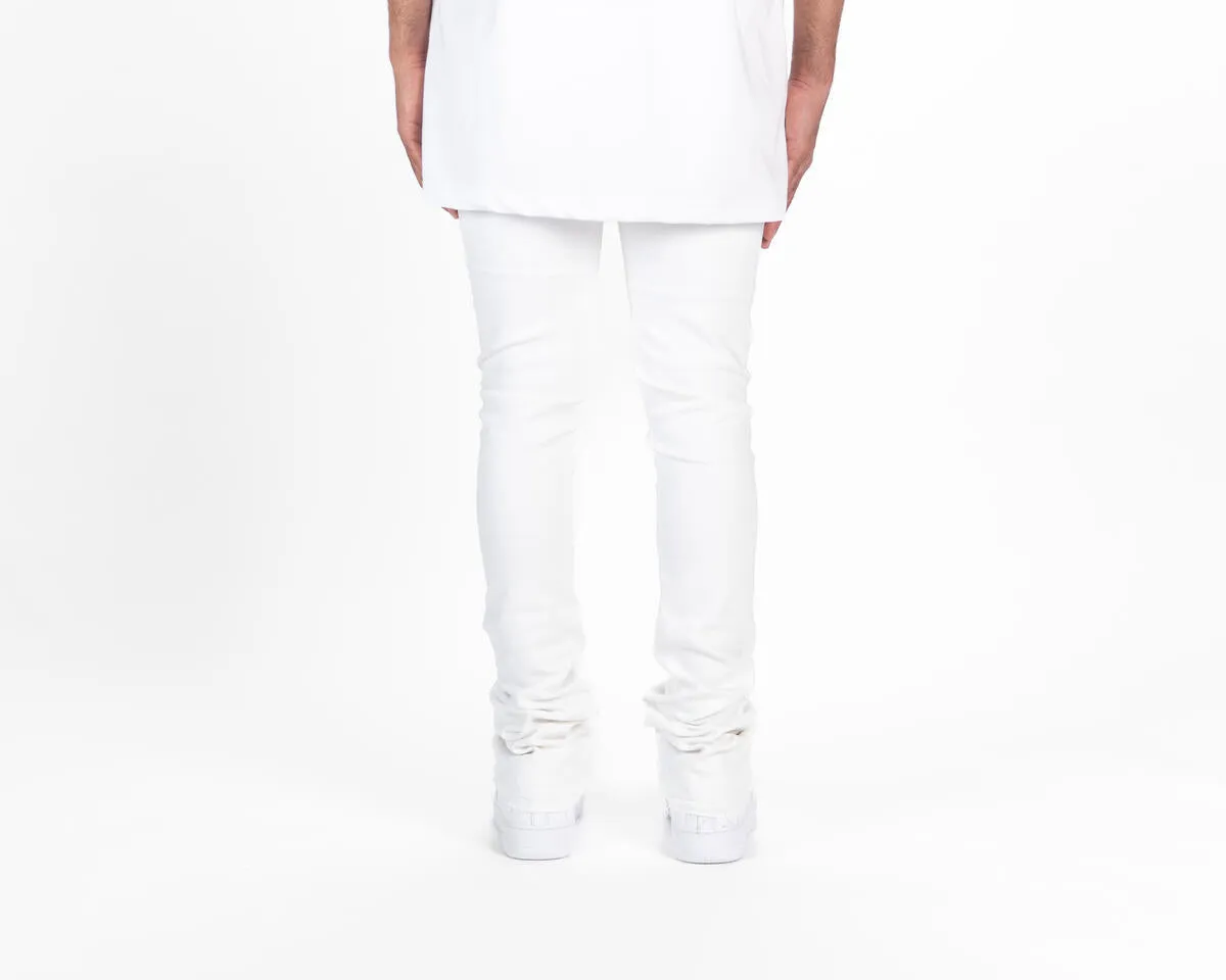 Pheelings TOGETHER FORVER FLARE STACK DENIM (PURE WHITE)