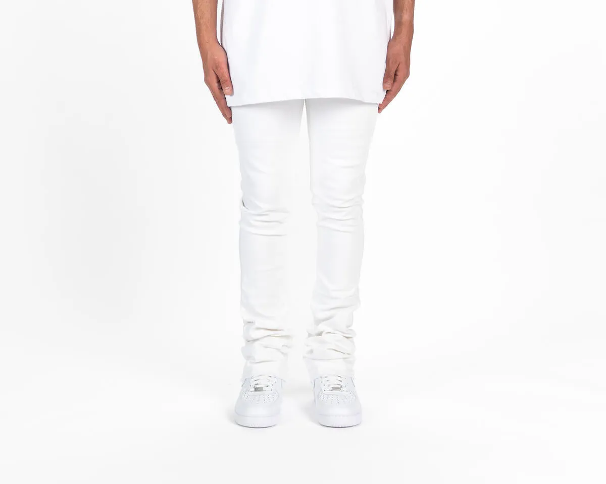 Pheelings TOGETHER FORVER FLARE STACK DENIM (PURE WHITE)