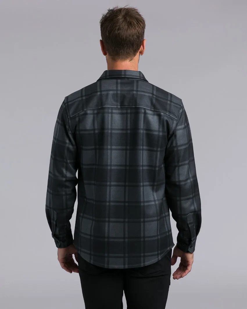 Plaid Coastal Overshirt (Size M)