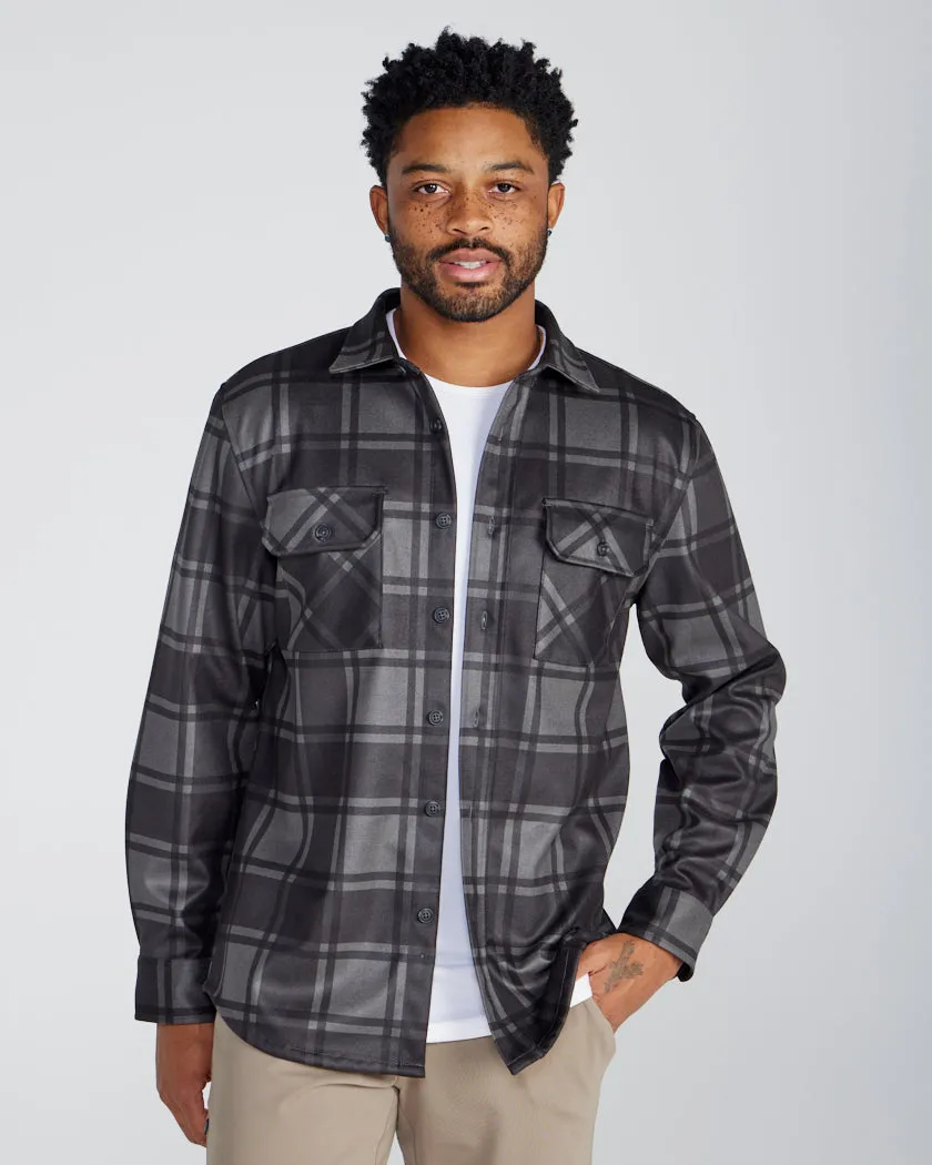 Plaid Coastal Overshirt (Size M)