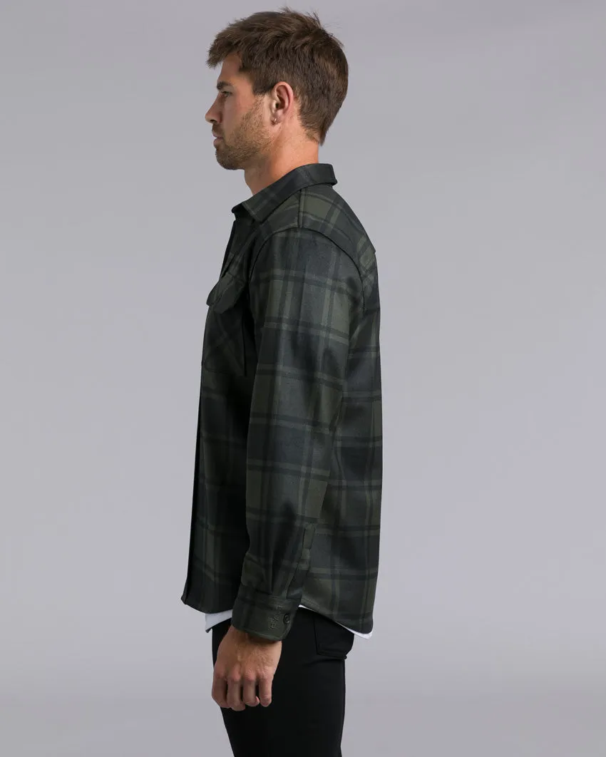 Plaid Coastal Overshirt (Size S)