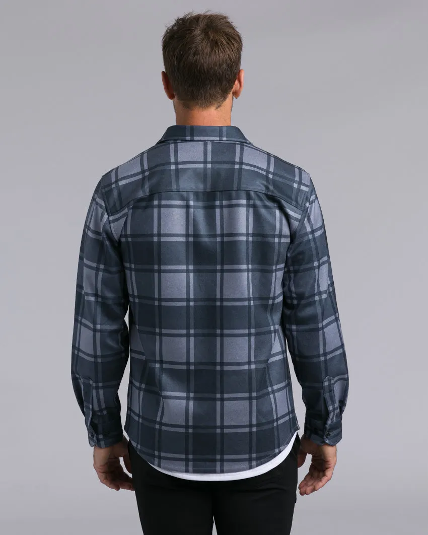 Plaid Coastal Overshirt (Size XL)