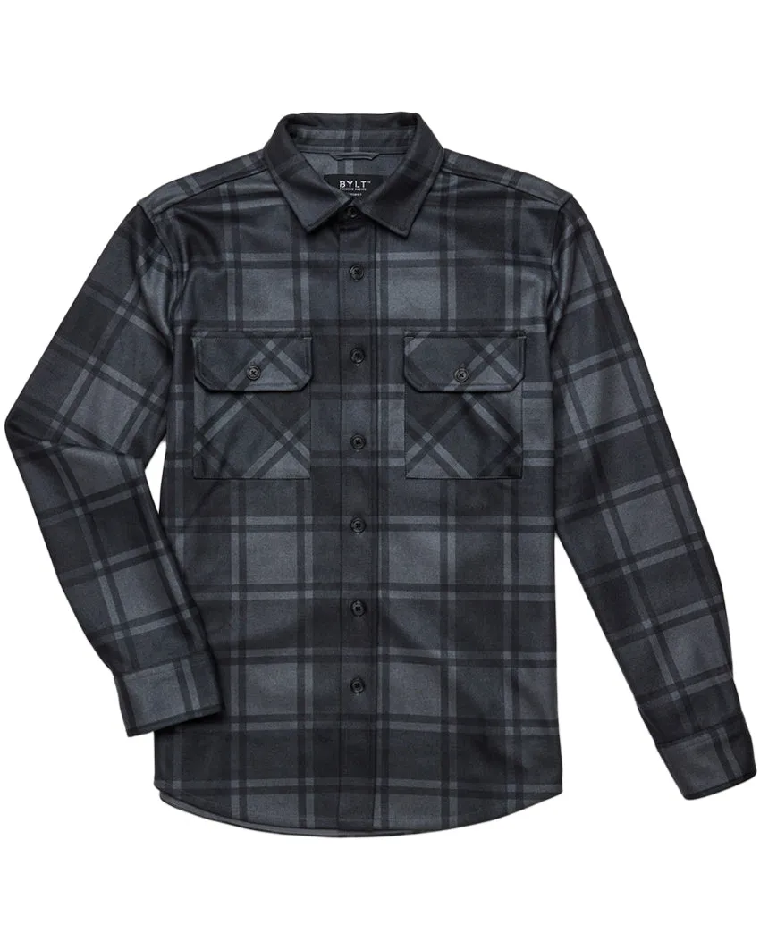 Plaid Coastal Overshirt (Size XXL)