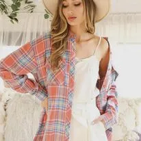 Plaid Oversized Shacket