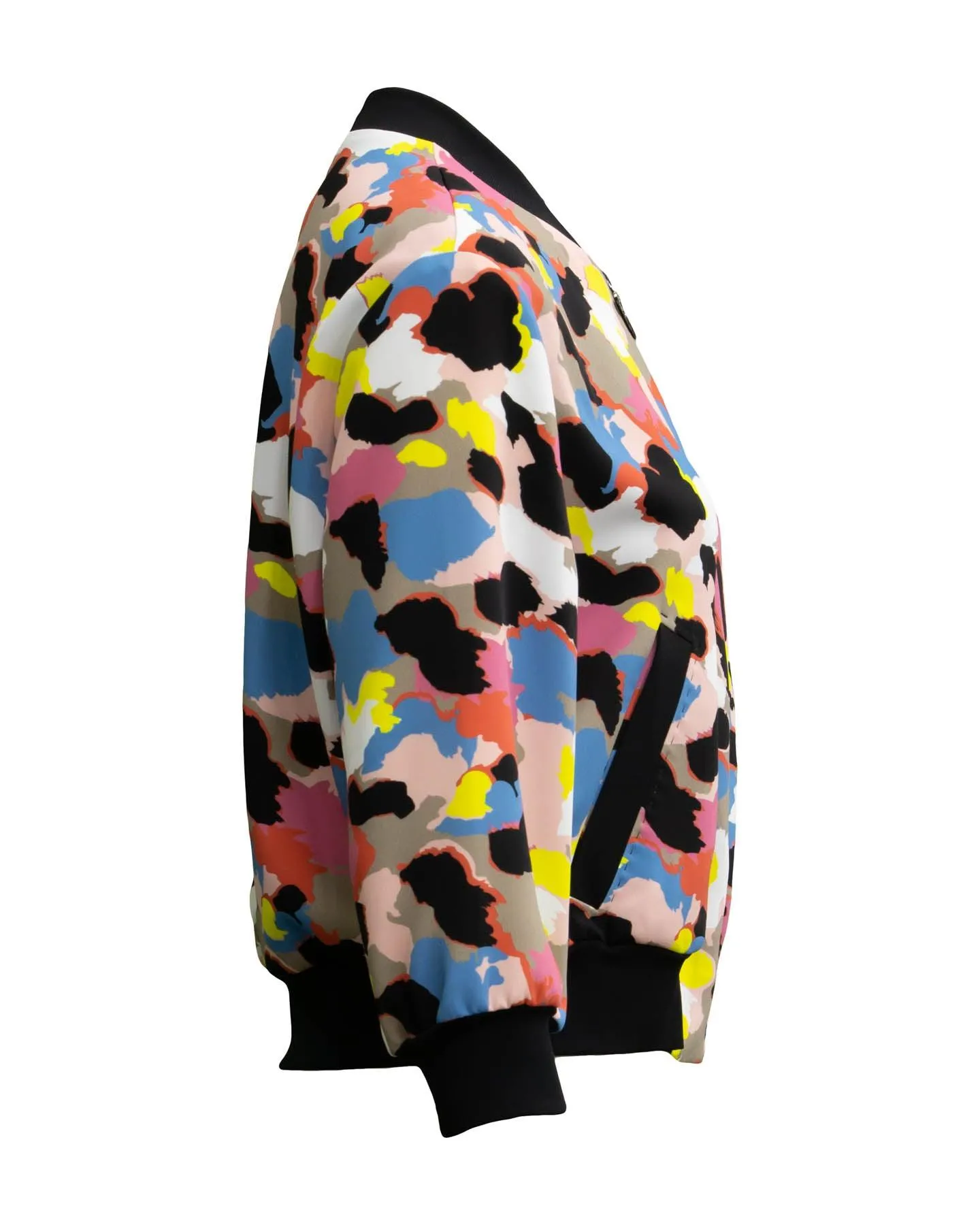 Print Bomber Jacket