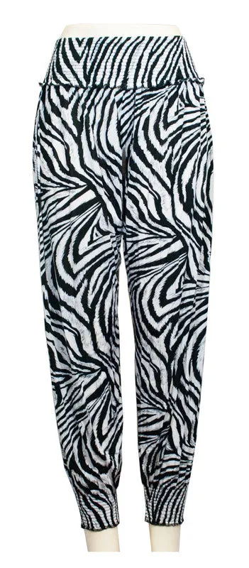 Printed Summer Silky Jogger Pants