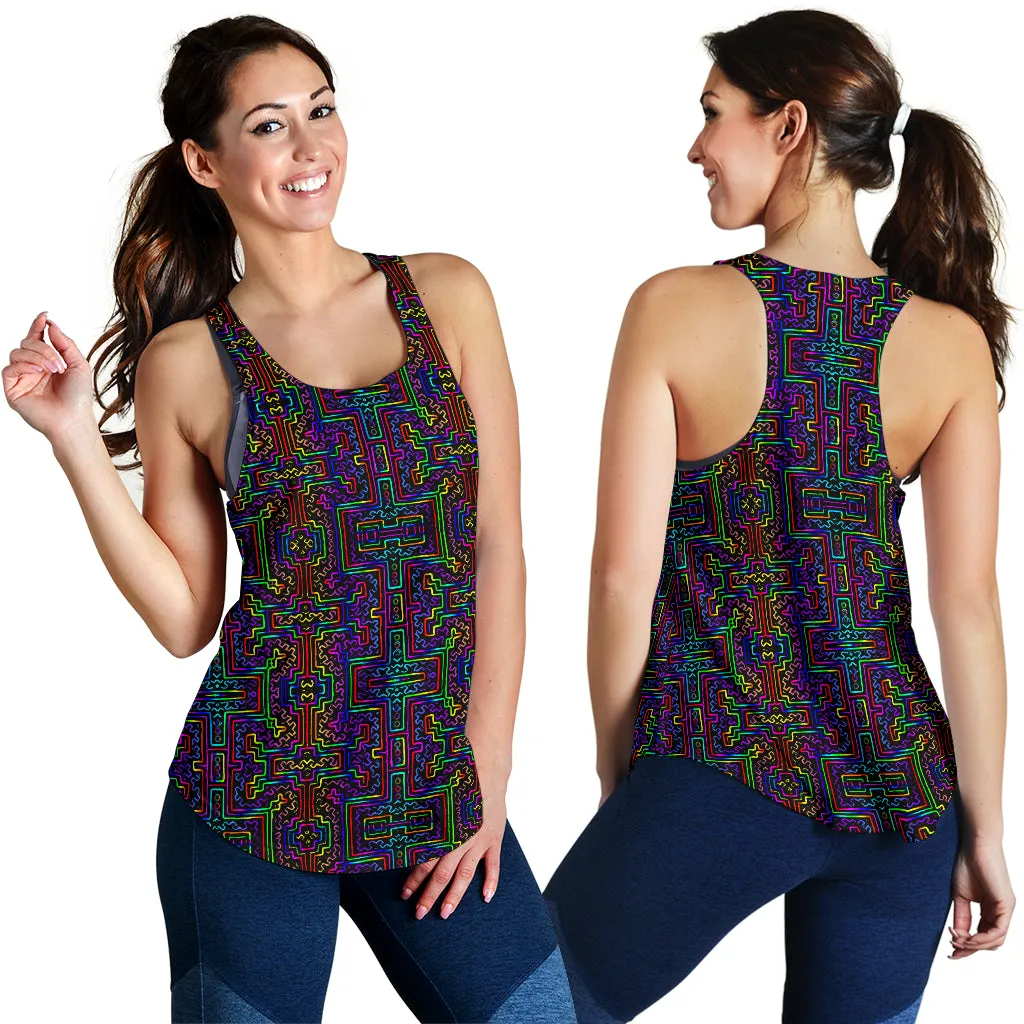 Prismatic Overlay Women's Racerback Tank