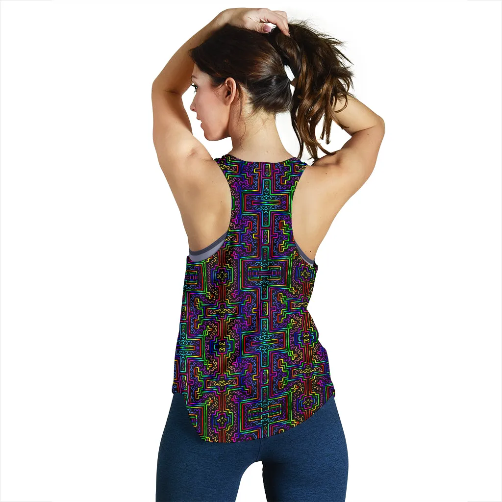 Prismatic Overlay Women's Racerback Tank