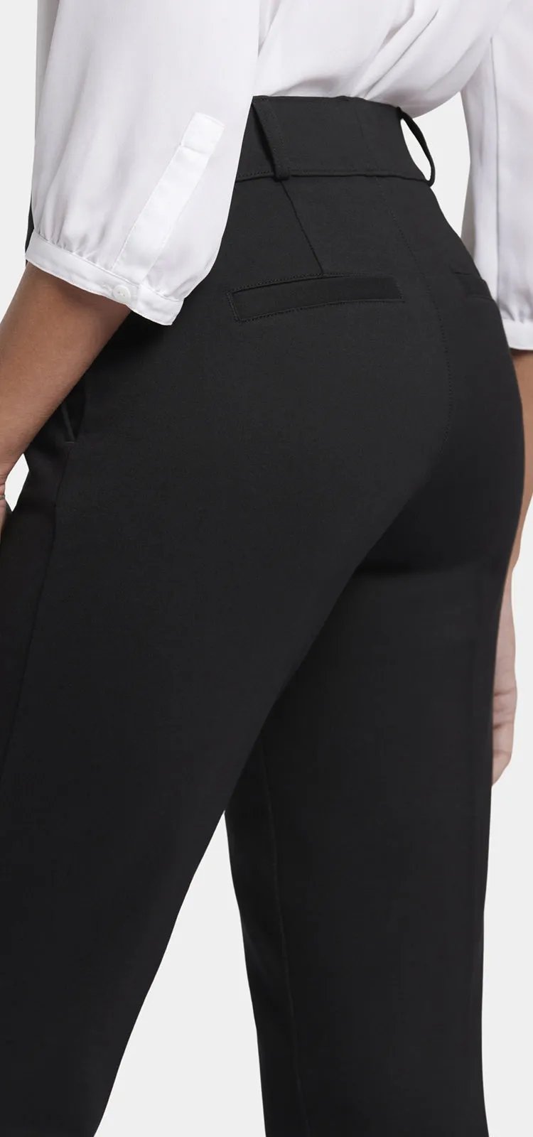 Pull-On Flared Trouser Pants Sculpt-Her™ Collection | Black