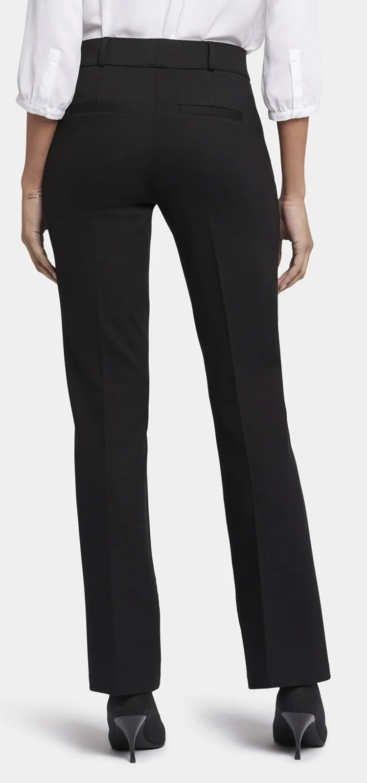 Pull-On Flared Trouser Pants Sculpt-Her™ Collection | Black