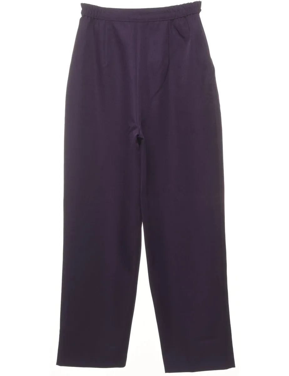 Purple Classic Trousers - W24 L28