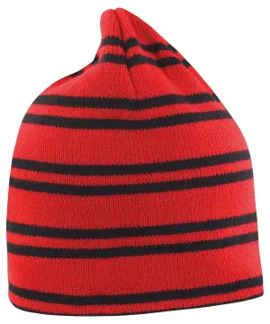 Red/Black/Black - Team reversible beanie