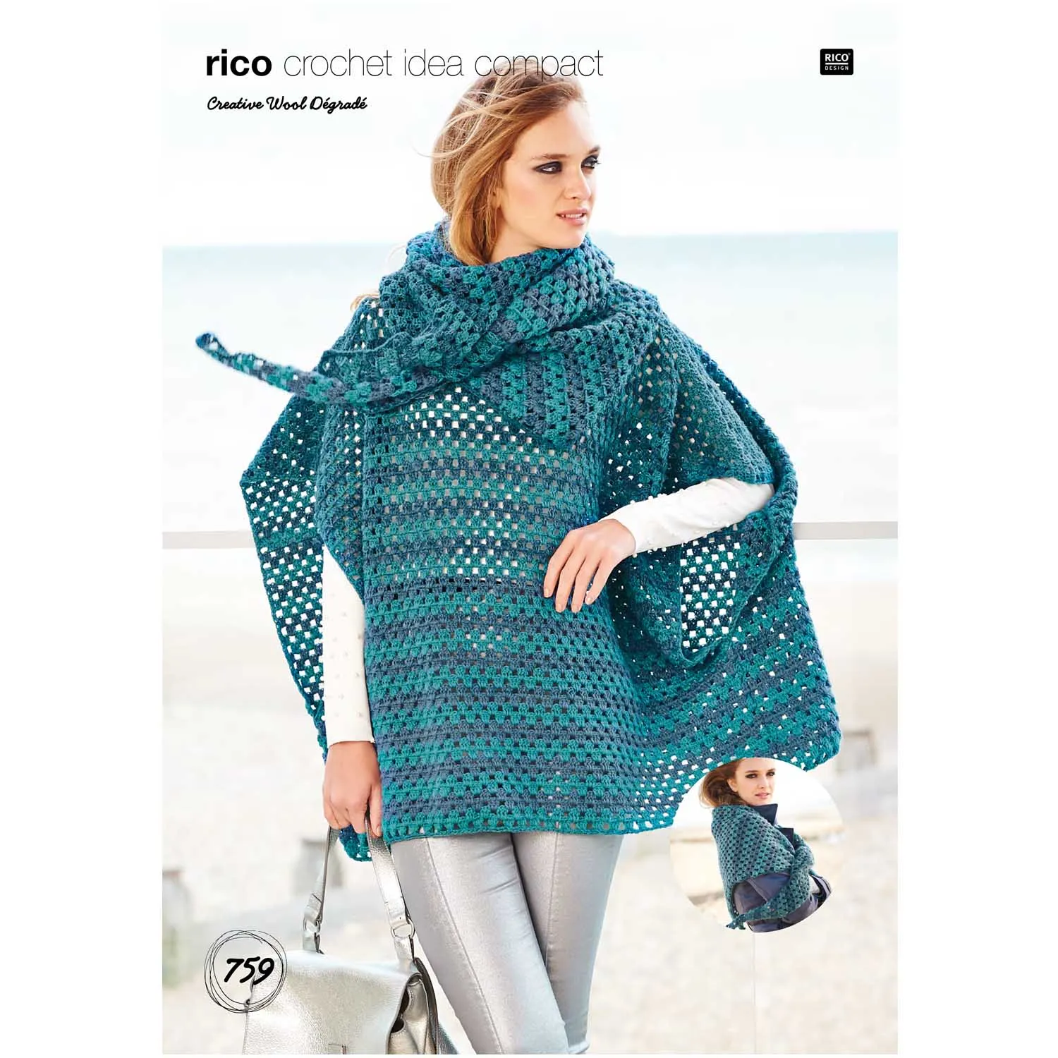 Rico Creative Wool Degrade Crochet Pattern 759