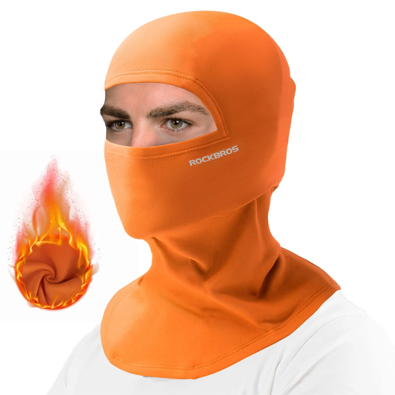 ROCKBROS Cold Weather Windproof Thermal Winter Balaclava Ski Mask Neck Warmer Hood