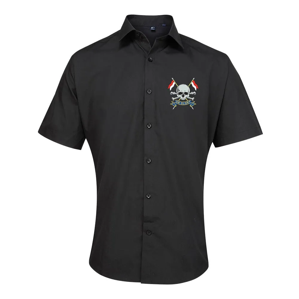 Royal Lancers Embroidered Short Sleeve Oxford Shirt