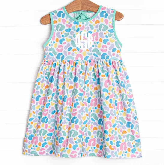 Sass and Spots Dress, Green