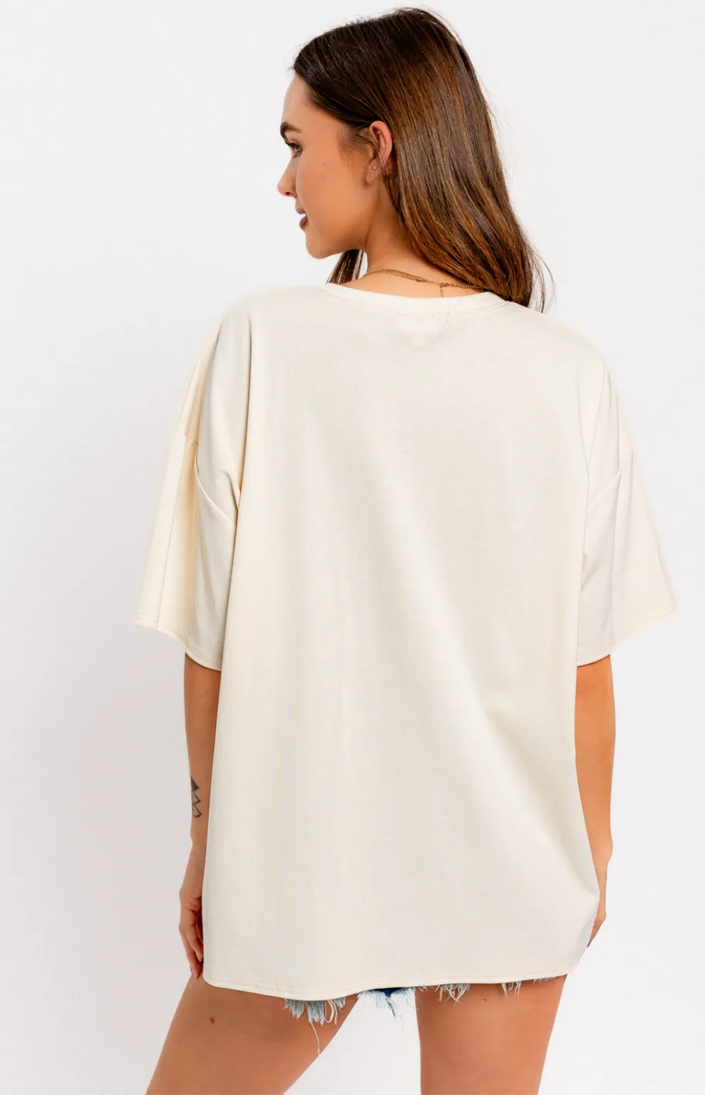 seaside shorty oversized tee