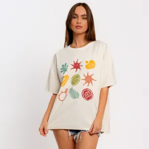 seaside shorty oversized tee