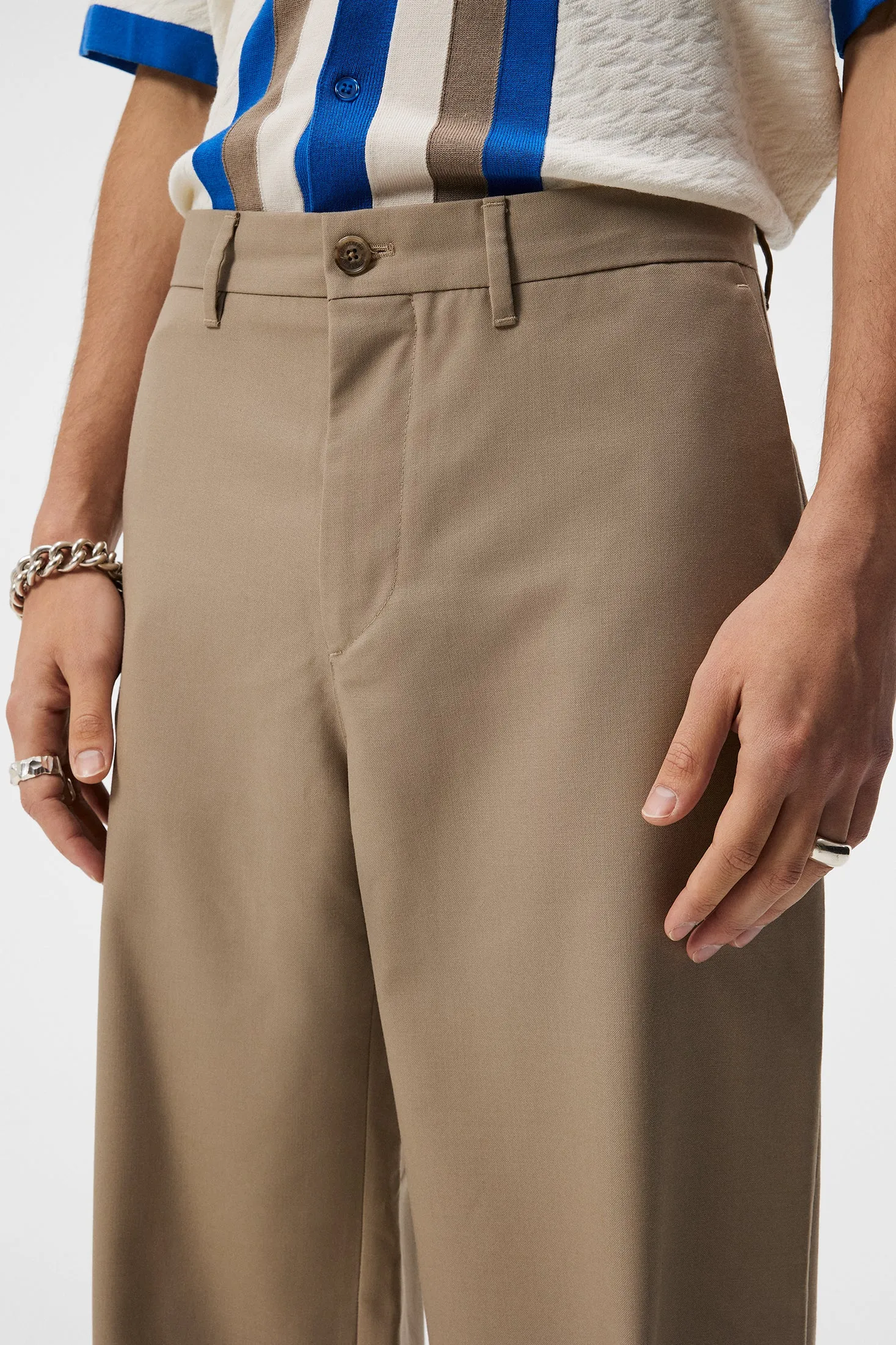 Sonny Wide Wool Pants / Batique Khaki