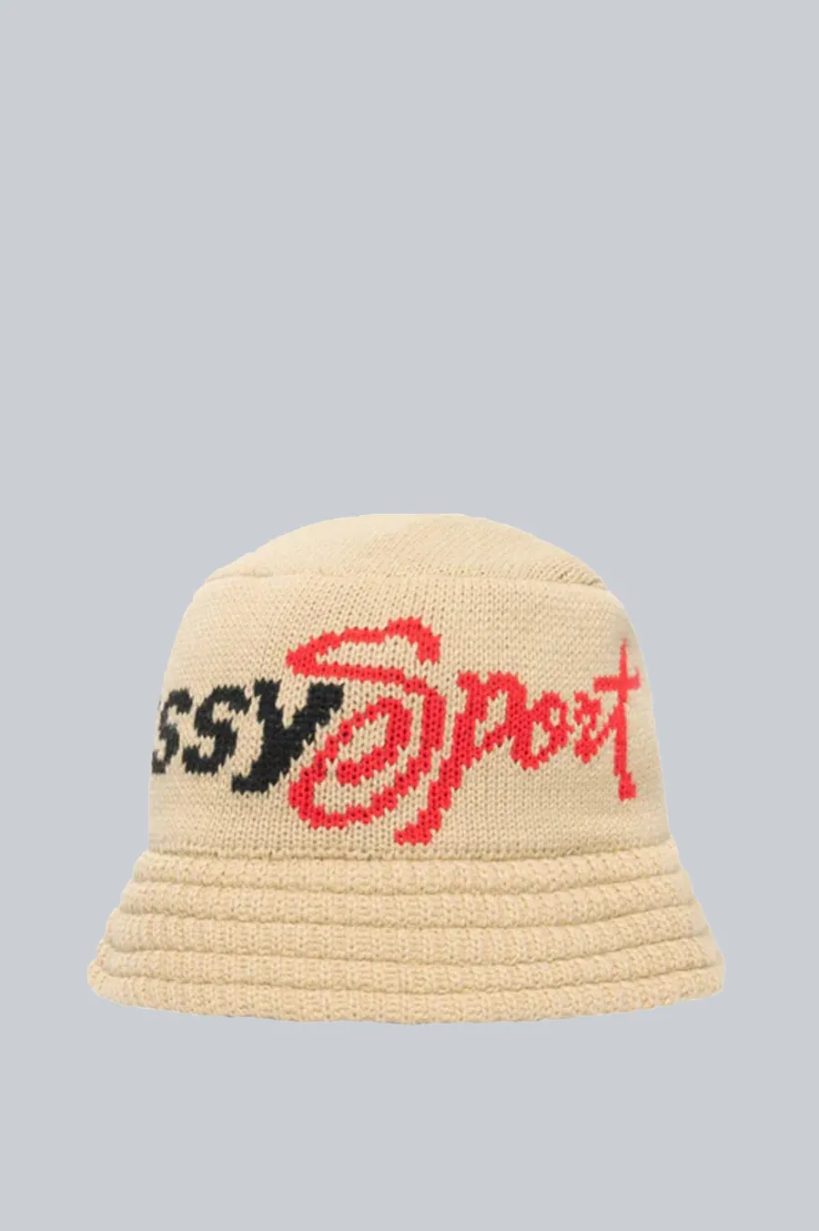 STUSSY SPORT KNIT BUCKET KHAKI