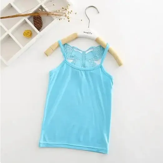 Summer Lace T Shirt For Girls Women Crop Top 3d Bow Tops Family Matching Outfits Underwear Sleeveless Tees