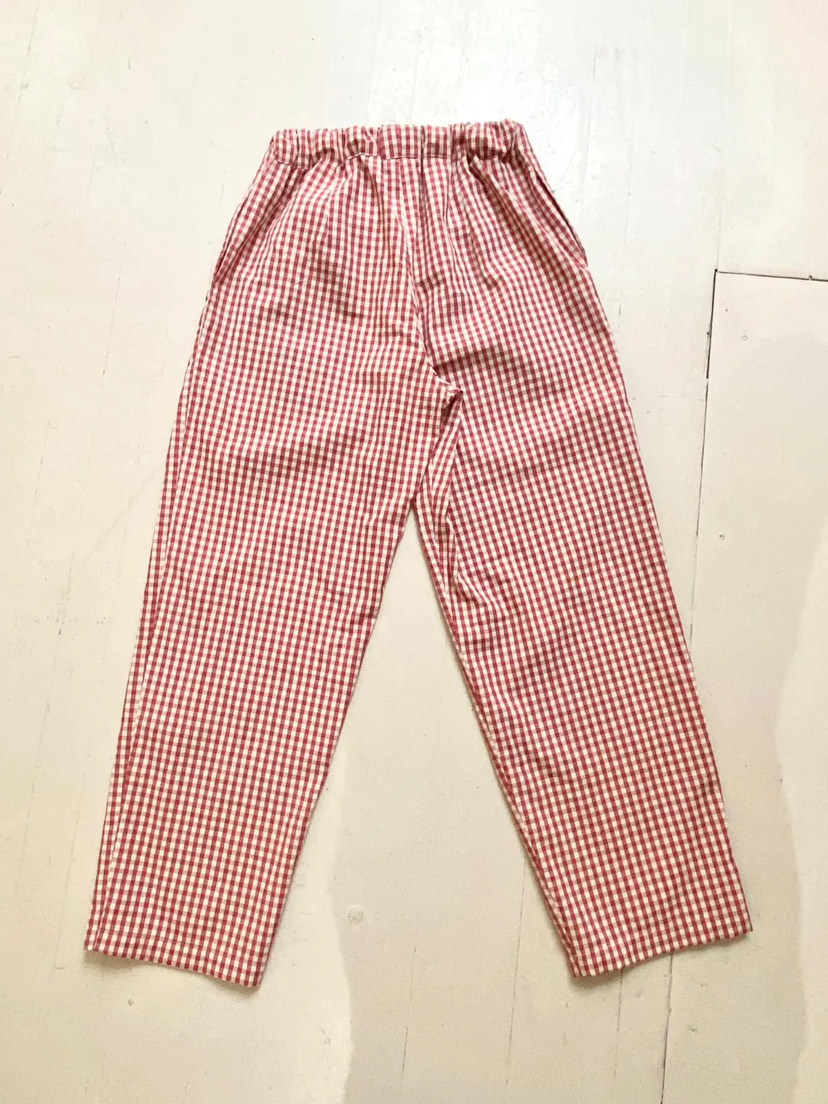 Tariff Pants in Red Gingham