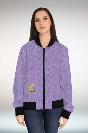 TGC Boutique X Reaction Purple Bomber Jacket