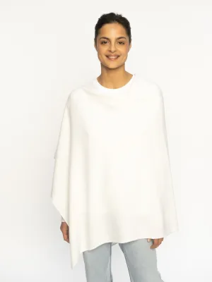 THE CLASSIC PONCHO | Ice White