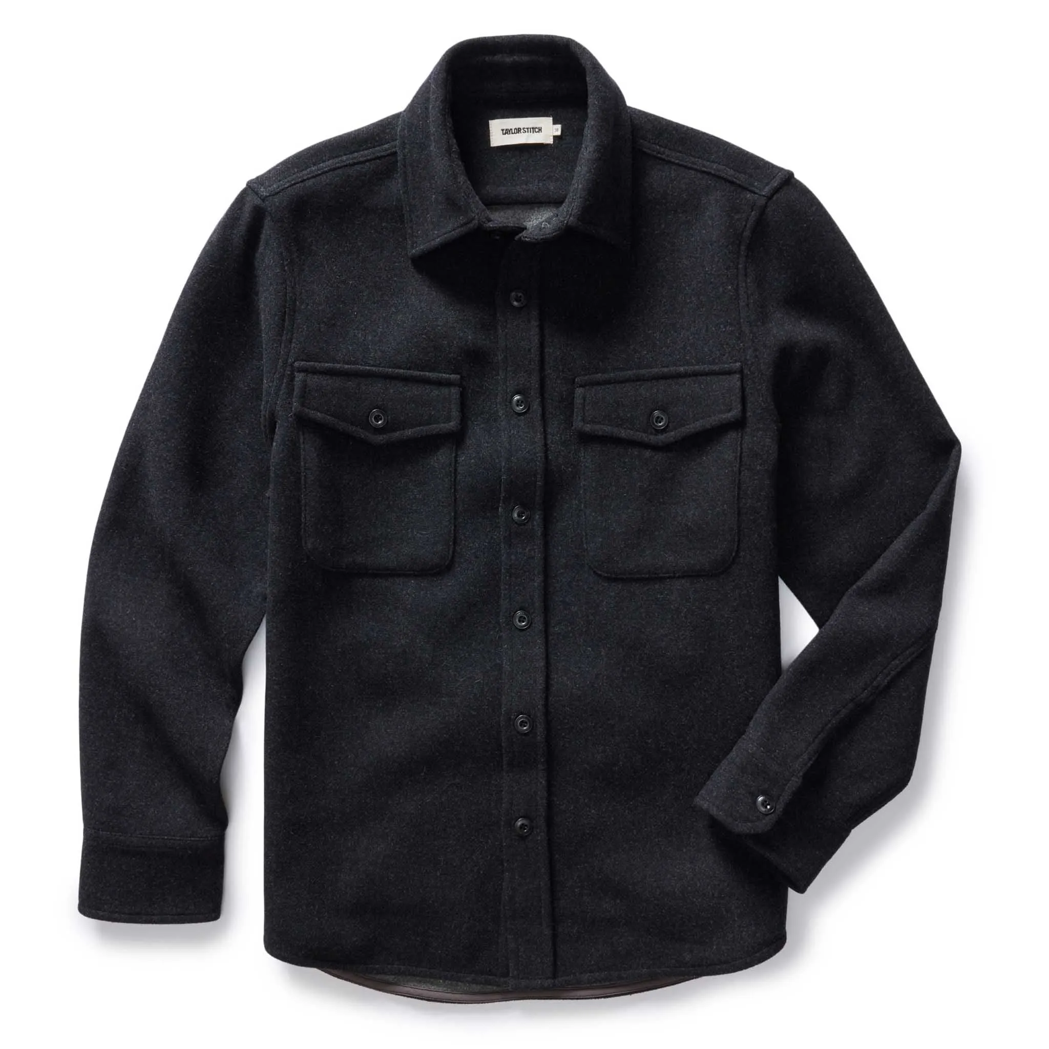 The Maritime Shirt Jacket in Heather Charcoal