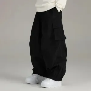 Unisex Baggy Snowboard Pants Soft Shell Cargo Ski Pants